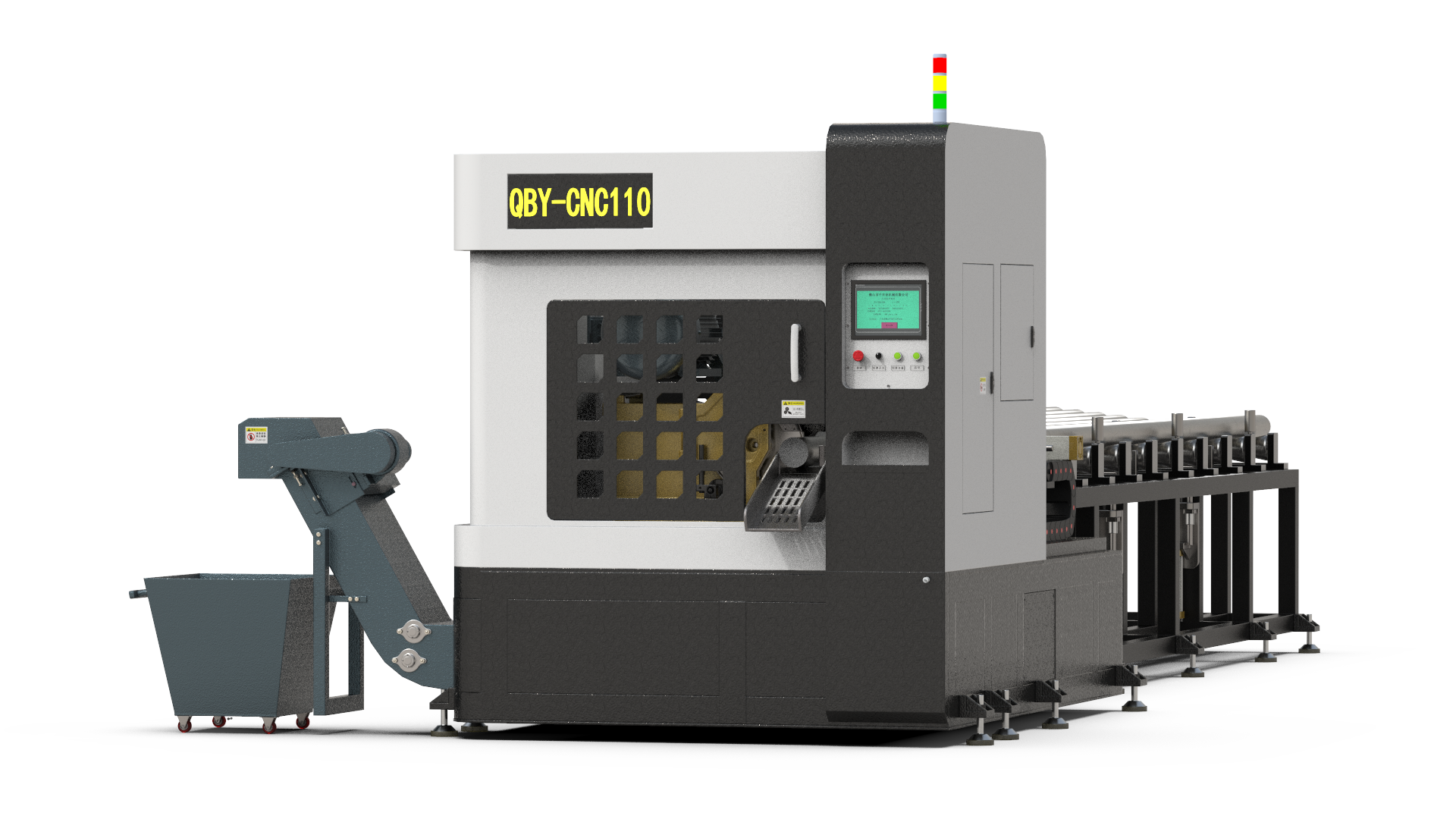 QBY-CNC110中型金属圆锯切割机